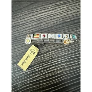 6/$25 NWT Vintage Premier Design Freedom Links Link Bracelet